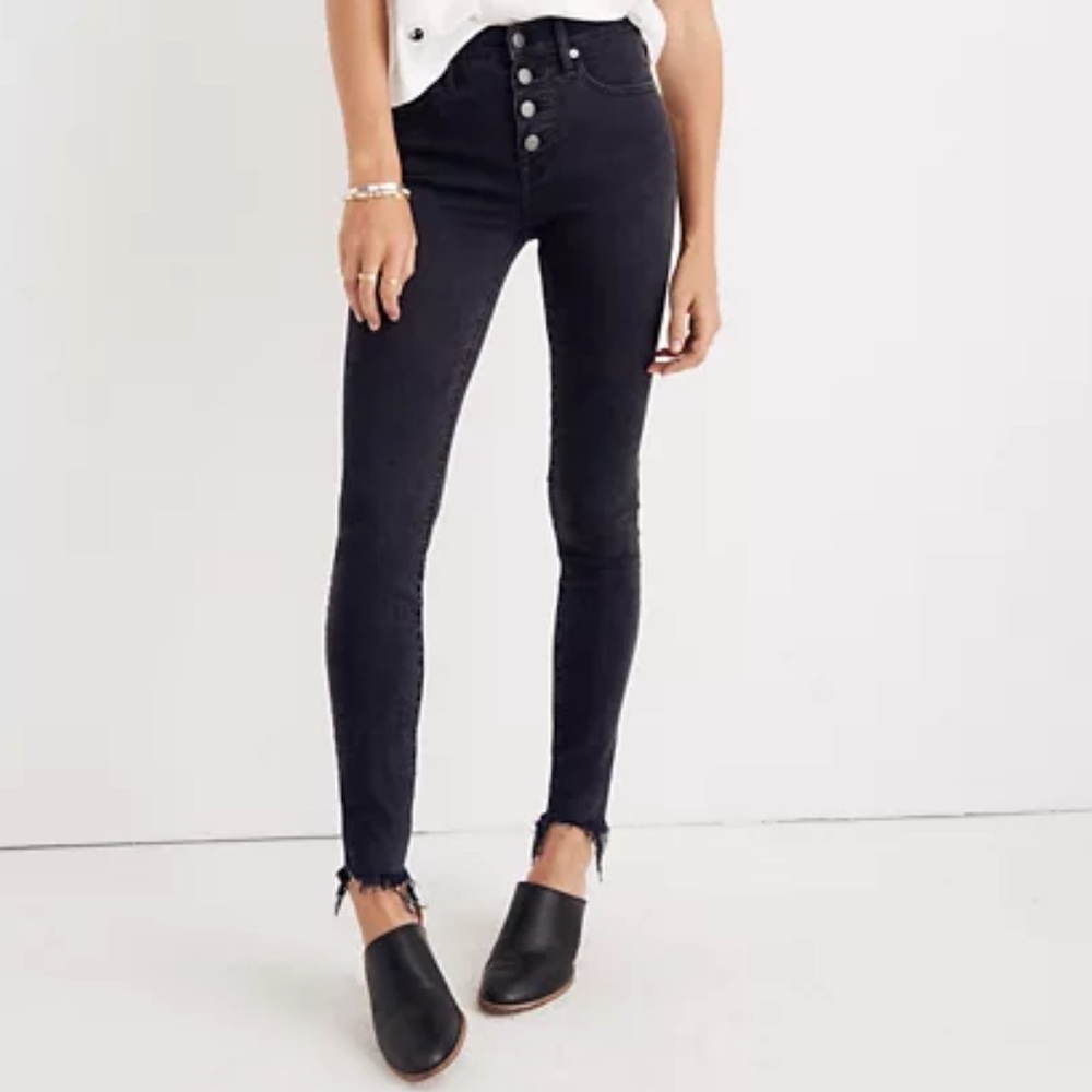 Madewell raw hem jeans
